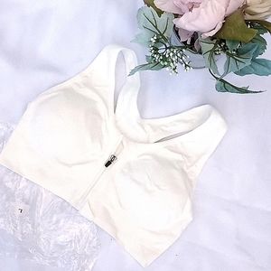 Zipper front Sport Bra